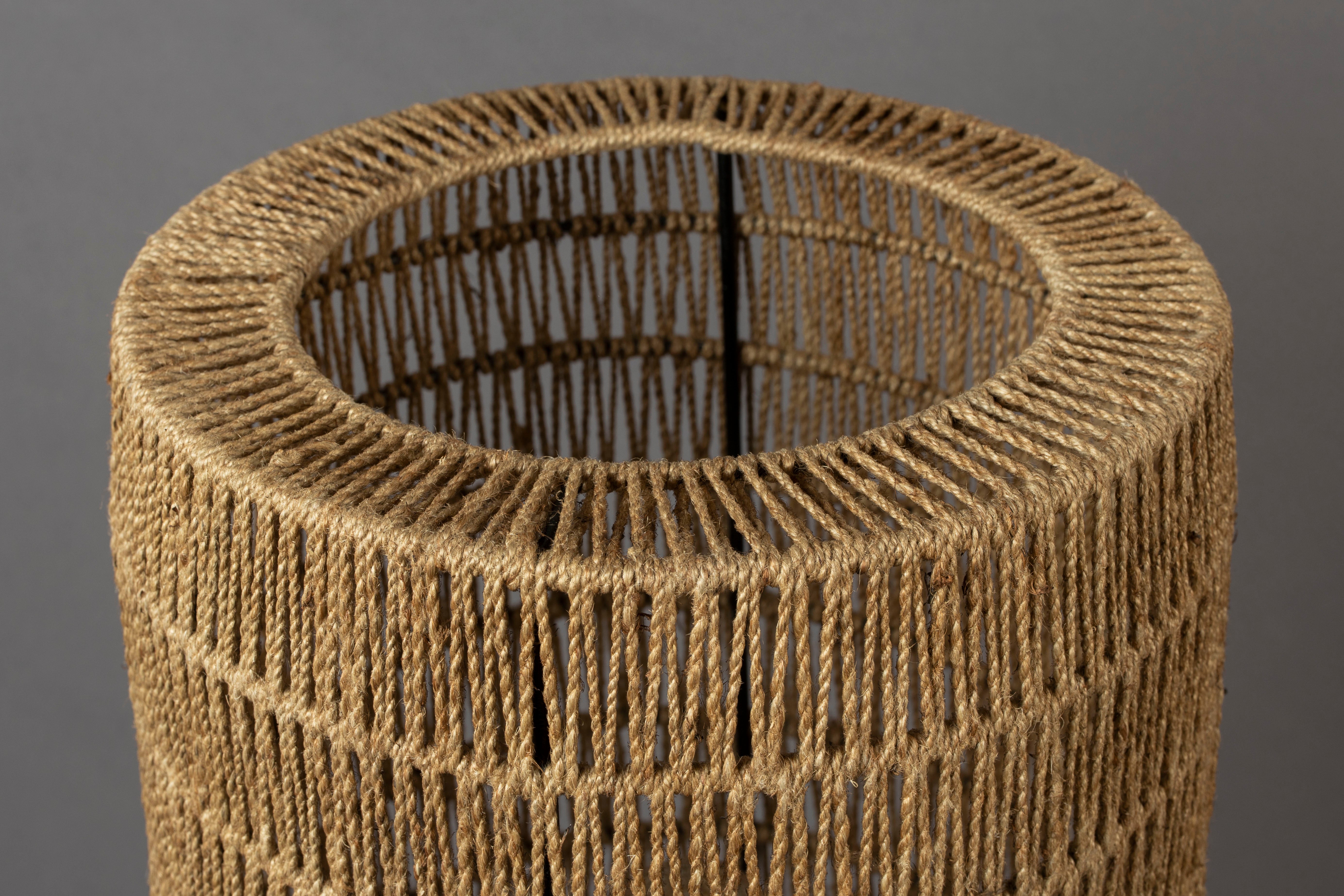Dutchbone Kari Natural Rope Floor Lamp